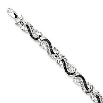 Diamond Bracelet Sterling Silver QDX1233, MPN: QDX1233, 818050014072