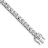 Si1/Si2, G H I, Lab Grown Diamond Tennis Bracelet 7 Inch 14k White Gold BM7449-1000-WLG, MPN: BM744…