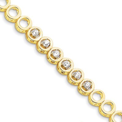 Diamond bracelet 14k Gold X856VS, MPN: X856VS, 883957197036