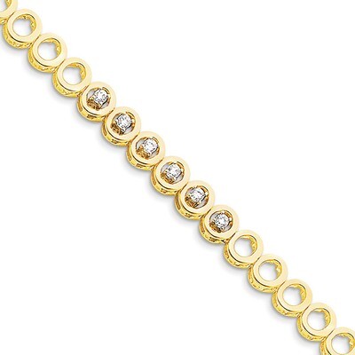 Diamond bracelet 14k Gold X853AAA, MPN: X853AAA, 883957197067