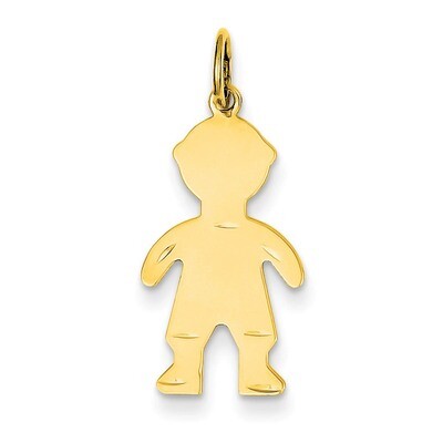 Boy Charm 14k Gold XM100/11, MPN: XM100/11, 883957415857