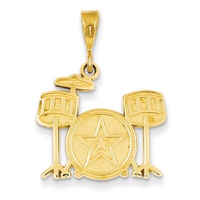 Drum Set Charm 14k Gold K3514, MPN: K3514, 886774100418