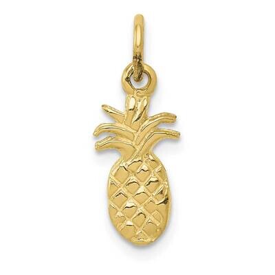 Pineapple Charm 10k Gold Polished 10K971, MPN: 10K971,