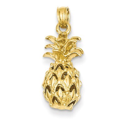 Pineapple Pendant 14k Gold K3146, MPN: K3146, 637218079117