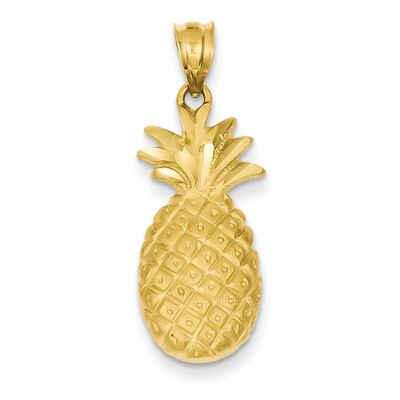 Pineapple Charm 14k Gold C138, MPN: C138, 883957855608