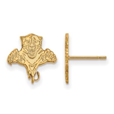 Florida Panthers Small Post Earring 10k Yellow Gold 1Y004PTH, MPN: 1Y004PTH, 886774801414