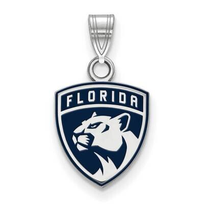 Florida Panthers Small Enamel Pendant Sterling Silver Rhodium-plated SS018PTH, MPN: SS018PTH, 19110…