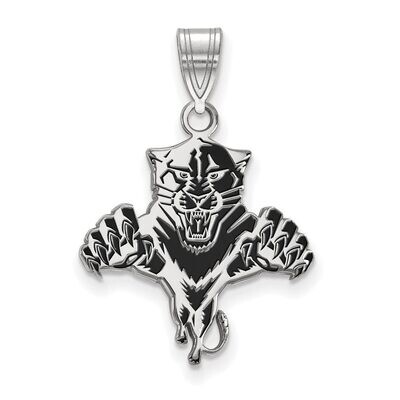 Florida Panthers Large Enamel Pendant Sterling Silver SS009PTH, MPN: SS009PTH, 886774745954