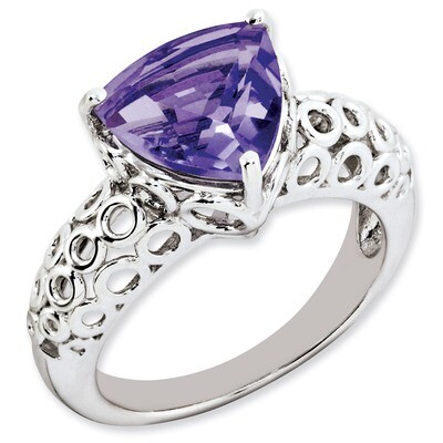 Amethyst Ring Sterling Silver QR3182AM, MPN: QR3182AM, 883957363318