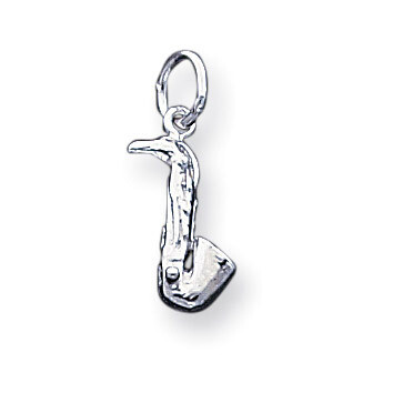 Saxophone Charm Sterling Silver QC190