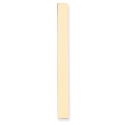 Tie Bar Stamping 14k Yellow Gold YG1441, MPN: YG1441,