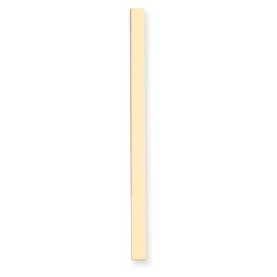 Tie Bar Stamping 14k Yellow Gold YG1439, MPN: YG1439,