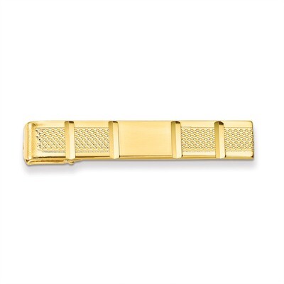 Kelly Waters Facet Cut Tie Bar Gold-plated KW735, MPN: KW735,