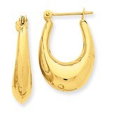 Hoop Earrings 14k Gold Polished S1511, MPN: S1511, 658226124286