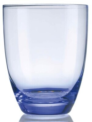 Arzberg Venice Glass Water Tumbler Light Blue 12 1/2 Oz 4 1/8 inch H Box Of 6, MPN: 49903-609017-40…
