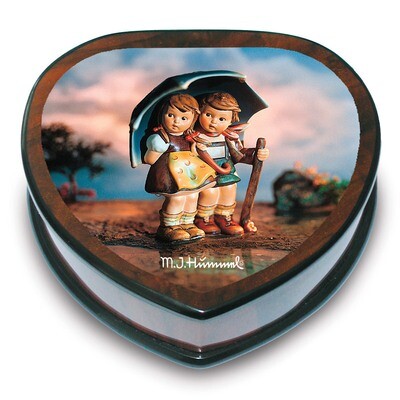 Artist Hummel Heart Shaped Stormy Weather Music Box GM15100, MPN: GM15100, 802192910583