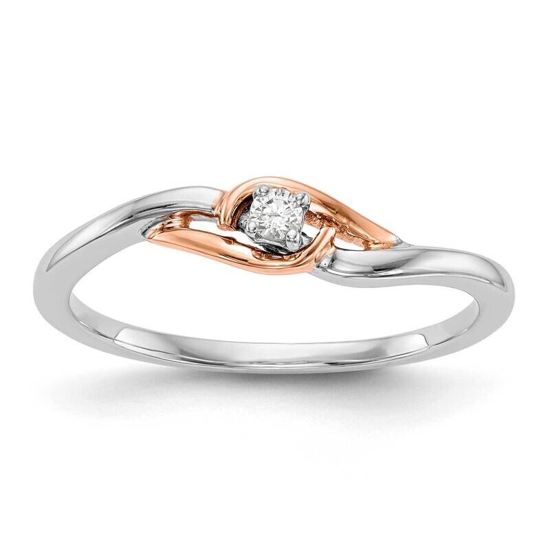 Rose Gold Comp. Diamond Promise/Engagement Ring 14k White Gold RM3133E-004-RWAA, MPN: RM3133E-004-R…