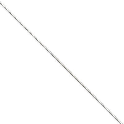 24 Inch 1.25mm Octagonal Snake Chain Sterling Silver QOS035-24, MPN: QOS035-24, 886774413938