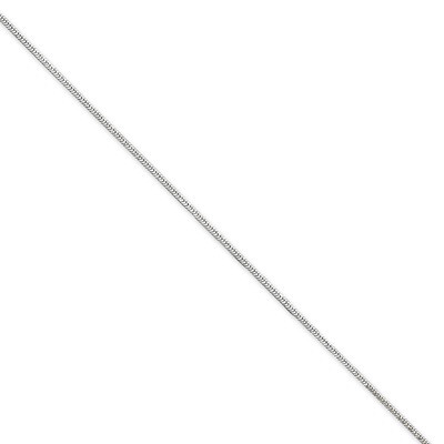 24 Inch 1mm Square Snake Chain Sterling Silver QSQ030-24, MPN: QSQ030-24, 886774413747