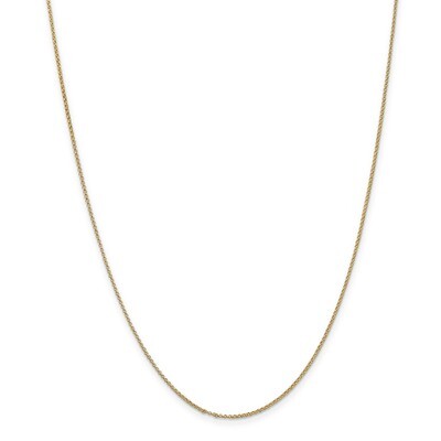 24 Inch 1.15mm Rolo Pendant Chain 14k Gold PEN320-24, MPN: PEN320-24, 191101361975
