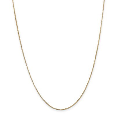 16 Inch 1.15mm Rolo Pendant Chain 14k Gold PEN320-16, MPN: PEN320-16, 886774565378