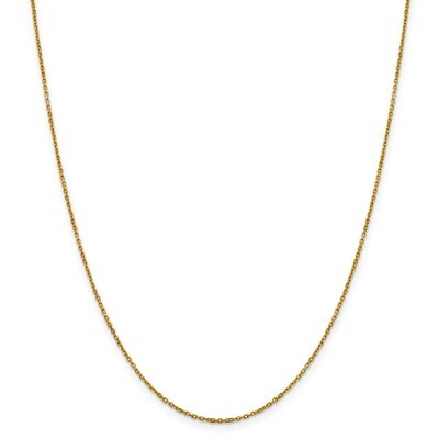 Leslie&#39;s 1.25 mm Diamond-cut Rolo Chain 24 Inch 14k Gold HB-7212-24, MPN: 7212-24, 191101847868