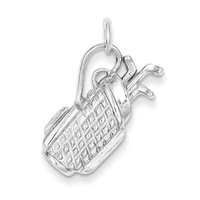 Golf Bag Charm Sterling Silver QC749, MPN: QC749, 883957975863