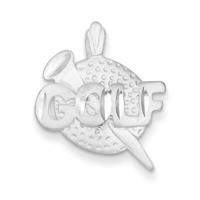 Golf Ball Charm Sterling Silver QC1809, MPN: QC1809, 883957524665