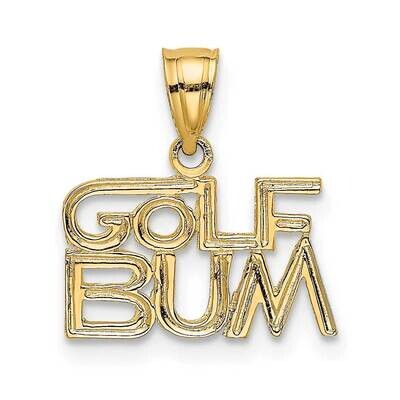 Golf Bum Charm 14k Gold K3557, MPN: K3557, 637218027606