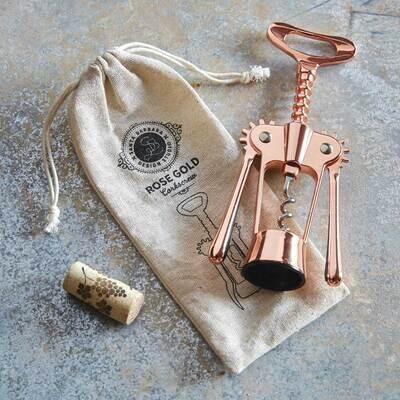 Metallic Rose Gold Corkscrew Wine Opener GM23007, MPN: GM23007, 886083544989