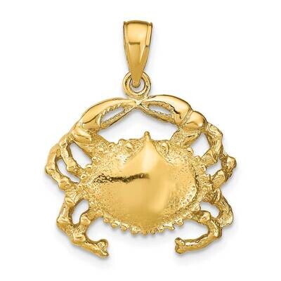 Crab Pendant 14k Gold K7806, MPN: K7806, 637218038008