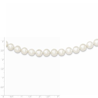 9-10mm White Cultured Pearl Necklace Sterling Silver QH4729-20, MPN: QH4729-20, 883957357553