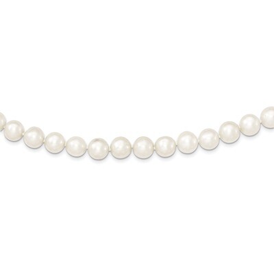 9-10mm White Cultured Pearl Necklace Sterling Silver QH4729-16, MPN: QH4729-16, 883957400983