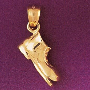 Dazzlers Jewelry Shoe Pendant Necklace Charm Bracelet in Yellow, White or Rose Gold 6125, MPN: DZ-6…