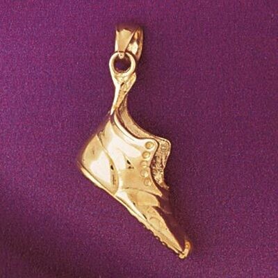 Dazzlers Jewelry Shoe Pendant Necklace Charm Bracelet in Yellow, White or Rose Gold 6124, MPN: DZ-6…