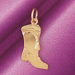 Dazzlers Jewelry Shoe Pendant Necklace Charm Bracelet in Yellow, White or Rose Gold 6129, MPN: DZ-6…