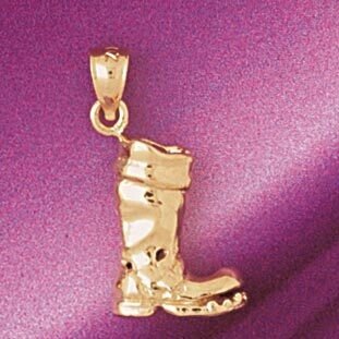 Dazzlers Jewelry Shoe Pendant Necklace Charm Bracelet in Yellow, White or Rose Gold 6128, MPN: DZ-6…