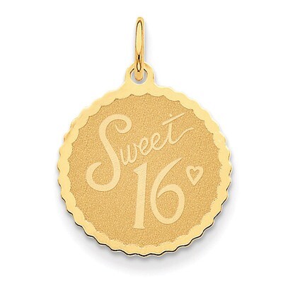 Sweet 16 Charm 14k Gold XAC751, MPN: XAC751, 886774960531