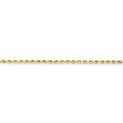 2.5mm Handmade Regular Rope Chain 16 Inch 14k Gold 018S-16, MPN: 018S-16, 886774394541
