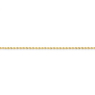 1.50mm Handmade Regular Rope Chain 16 Inch 14k Gold 012S-16, MPN: 012S-16, 886774393605