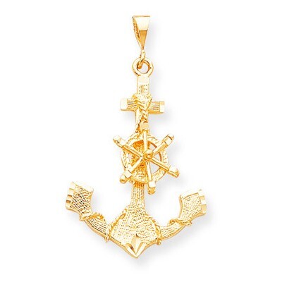 LARGE ANCHOR CHARM 10k Gold 10C566, MPN: 10C566, 883957477725