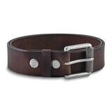 Brown Tumbled Leather Belt Size 44 GM25071BRN-44, MPN: GM25071BRN-44,