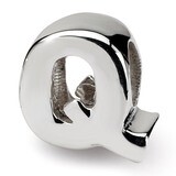 Letter Q Bead - Sterling Silver QRS468Q, MPN: QRS468Q, 883957720937