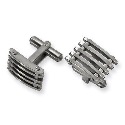 Cufflinks - Stainless Steel SRC107 by Chisel, MPN: SRC107, 883957747088