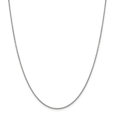 Leslie&#39;s 1.5 mm Diamond-cut Rolo Chain 20 Inch 14K White Gold HB-7213-20, MPN: 7213-20, 191101847899