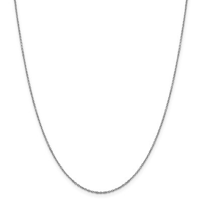 Leslie&#39;s 1.25 mm Diamond-cut Rolo Chain 24 Inch 14K White Gold HB-7211-24, MPN: 7211-24, 1911018478…