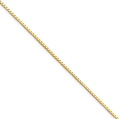 0.90mm Box Chain 8 Inch 14k Gold BOX087-8, MPN: BOX087-8, 886774432052