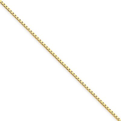 1.0mm Box Chain 14 Inch 14k Gold BOX100-14, MPN: BOX100-14, 886774432076