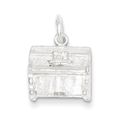 Piano Charm Sterling Silver QC3086, MPN: QC3086, 883957907611