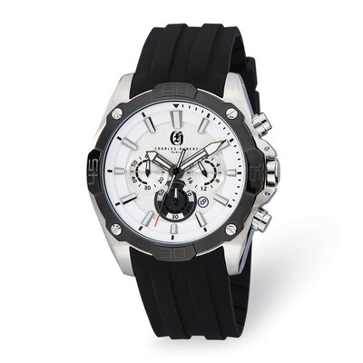 Charles Hubert Chronograph Silver Dial Men&#39;s Watch Stainless Steel XWA5503, MPN: XWA5503, 848870007…